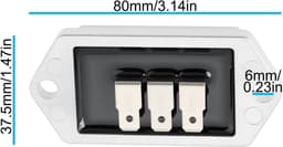 SnelShoppen - Grasmaaier Motor Regelaar Rectifier 25 403 35-S Vervangonderdeel Geschikt voor Kohler 12/15A Halfgolf en John Deere Apparatuur — thumbnail 3