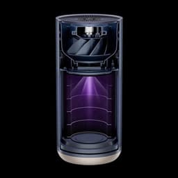 Smartmi - Luchtreiniger - 380m³/u PCADR - Ingebouwde UV-lamp - OLED-touchscreen - Laserdeeltjessensor - Slimme bediening - Zwart — thumbnail 2