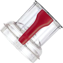 Schaaldeksel Keukenmachine - Komdeksel Reserveonderdeel - Keukenwerk Vereenvoudigen - Magnetron Geschikt - Ronde Vorm - Rood — thumbnail 2