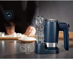 Keukenmixer Handmixer - Mixer Bakken - Beslag Maken - 10 Snelheden Turbo - 180 Watt - Donkergroen — thumbnail 4