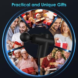 Massage Gun – 99 Snelheden – 8 Massagekoppen – LCD Touchscreen – Stil <35 dB – Tot 12 Uur Gebruiksduur — thumbnail 2