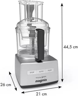 Foodprocessor 5200 XL - matt chrome - energiezuinig - perfect voor elke keuken - SnelShoppen — thumbnail 2