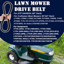 Dailygoods - Grasmaaier Drive Deck Riem voor Craftsman en Husqvarna - 42 inch — thumbnail 4