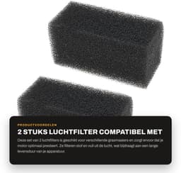 Dailygoods- Luchtfilter - 2 stuks - Compatibel met MTD/Troy-Bilt — thumbnail 2