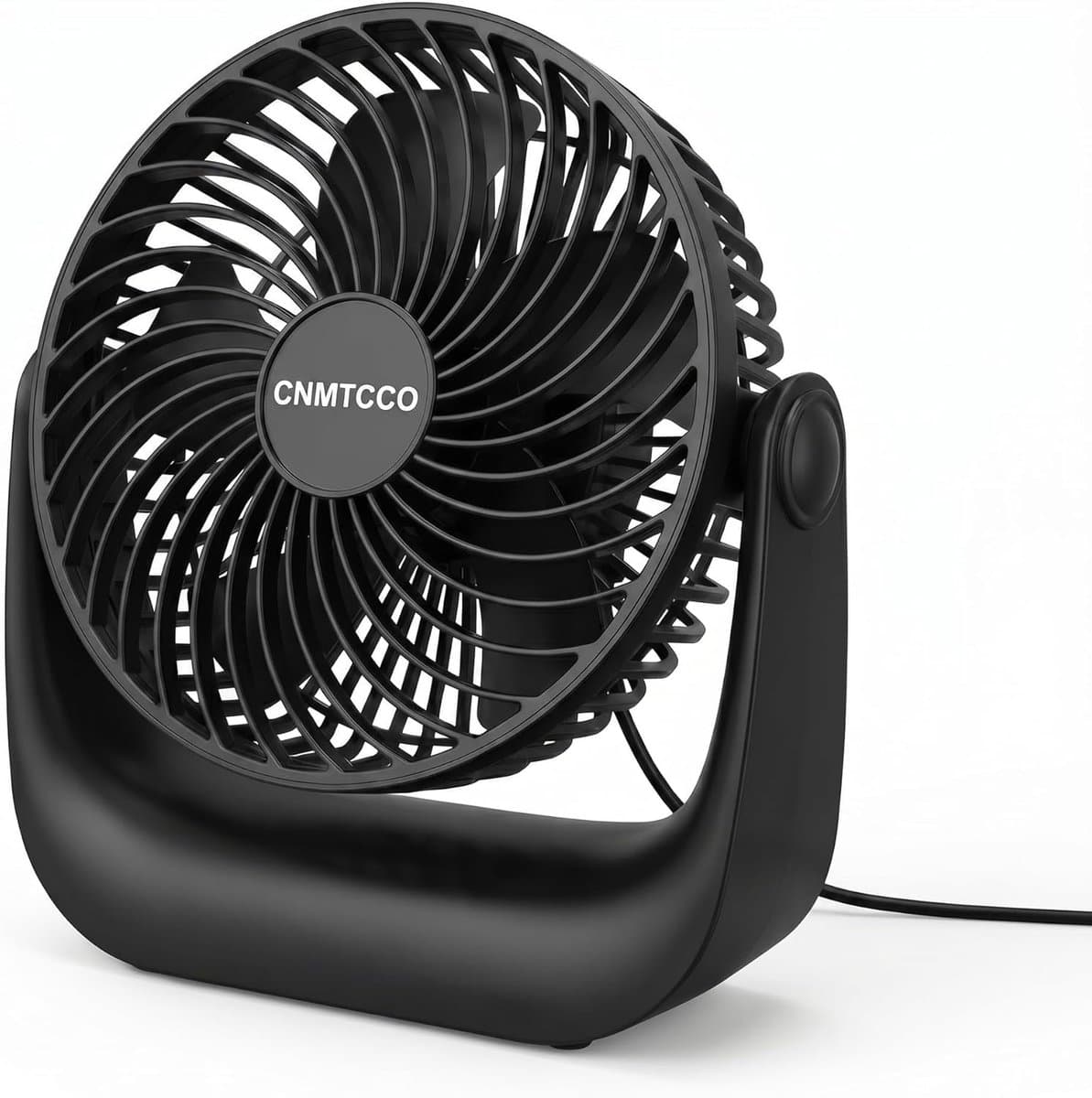 USB Tafelventilator Stil 20 dB – 3 Snelheden – 360° Draaibaar – Compact 15,2 cm – Wit — afbeelding 1