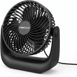 USB Tafelventilator Stil 20 dB – 3 Snelheden – 360° Draaibaar – Compact 15,2 cm – Wit — thumbnail 1