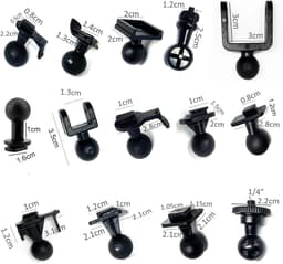 Solidchoice - Auto Suction Cup Dashcam Houder met 14 Joints — thumbnail 3