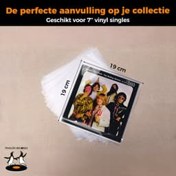 Pinguïn Records Singles Buitenhoezen voor 7 inch Vinyl – 50 stuks – VinylCare Essential ShieldSleeve – Vinyl hoes geschikt voor 7" Vinyl en 45 Toeren Singletjes – Beschermhoezen voor Singletjes – Buitenhoezen – Transparant – Polyethyleen – 100 Micron — thumbnail 5