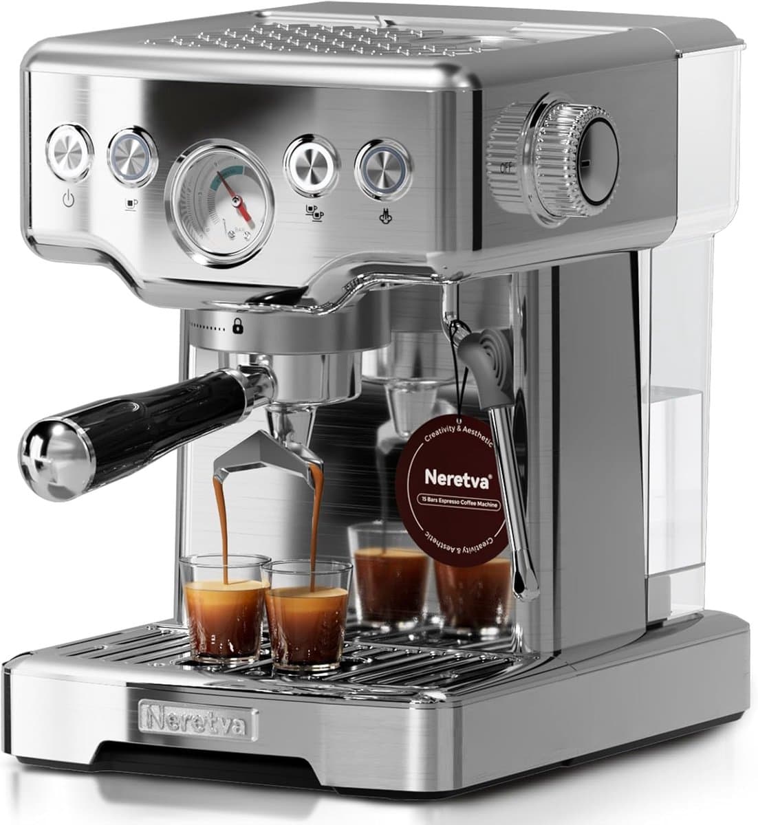 Espressomachine - Koffiemachine met Bonen - Espresso Machine - Barista — afbeelding 1