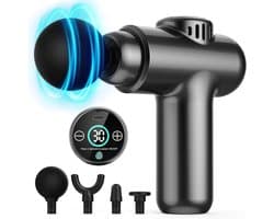 Mini Massage Gun - Spierontspanning Apparaat - Spierherstel Bevorderen - 30 Snelheden LCD Touch - 450 gram - Zwart
