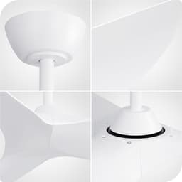 38 inch Plafondventilator (96.5 cm) - Met DC-motor - Met afstandsbediening - Voor binnen en buiten - Zonder verlichting - Ideaal voor slaapkamer, woonkamer en meer — thumbnail 3