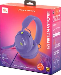 JBL Quantum 120 – NIEUW – Bedrade Gaming Headset – PC/PS5/PS4/Nintendo Switch/Xbox – Afneembare Ruisonderdrukkende Microfoon – 3.5mm jack - Paars — thumbnail 4