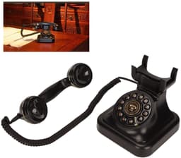 aladdien - Vintage Vaste Telefoon - Retro Telefoon - Ouderwets Design - Bureautelefoon - Schijfknop - Ideaal voor Thuis - Klassiek Model — thumbnail 4