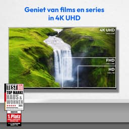 MEDION 108 cm (43″) Ultra HD TV (Smart-TV, 4K, HDR10, VIDAA Store, Prime Video, Disney+, DAZN, Paramount+, HbbTV, PVR, Bluetooth, MD 843301) — thumbnail 4