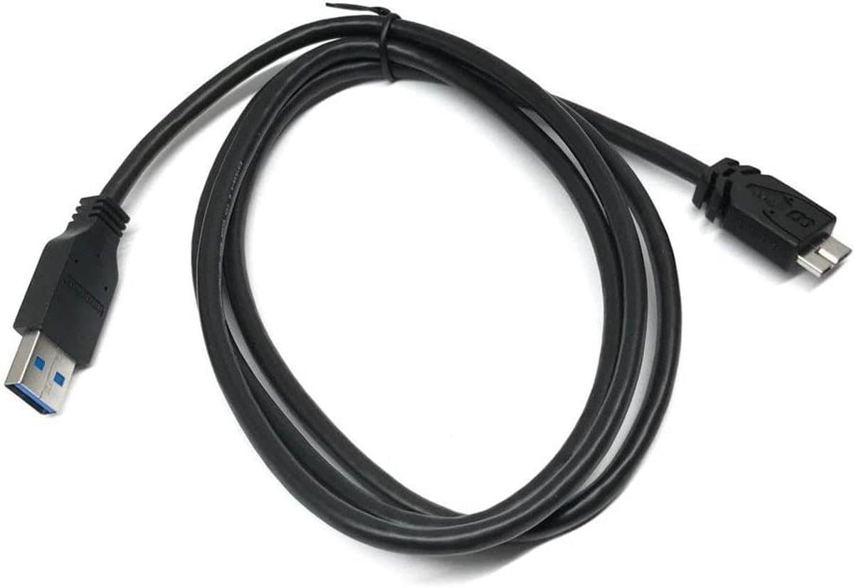 USB 3.0 Kabel - Adapter Kabel Data Kabel - Externe Harde Schijf - Supersnelle Dataoverdracht - 1 meter - zwart — afbeelding 1