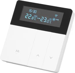 Slimme Thermostaat - Programmeerbare Regelaar - Comfort Thuis - Intelligent LCD Display - AC 90V-240V - Wit — thumbnail 4