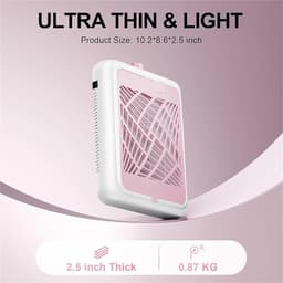 Nagelstofzuiger - Stofafzuiger nagels - Nageldesign - Krachtige zuigkracht 650 PA - 102 inch - Roze — thumbnail 5