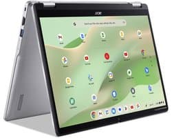 Acer Chromebook Spin 314 CP314-2HN-C034 - 2-in-1 Convertible - 14 inch - Touchscreen - 8GB - 64GB - Zilver
