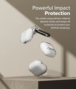 Ringke Air Case Apple AirPods 4 Hoesje TPU Transparant — thumbnail 5