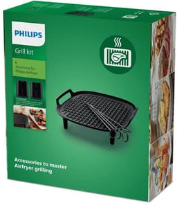 Philips Grill Set Airfryer Accessoire - HD9926/00 - Geschikt voor Philips - Grillplaat met 4 spiesen — thumbnail 14