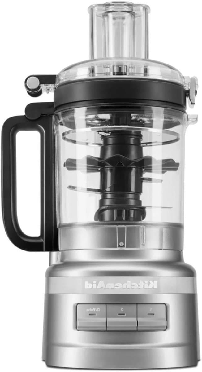 Keukenmachine - Keukenrobot Multifunctioneel - Voedsel Bereiden - 3 Snelheden - 2.1 liter - Zilver — afbeelding 1