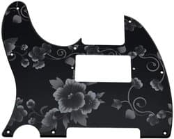 8-Hole Telecaster 3D Geprinte Plastic Humbucker Pickguard voor Moderne Fender Telecaster met Bloemenpatroon en Precisie Ontwerp