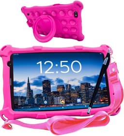 Quvo® Kindertablet Deplay - Kinder Tablet Deplay - Kindertablet Deplay Pro - Roze - 23cm x 13cm x 1cm — thumbnail 1