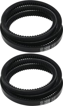 JHUBERS- Aandrijfriem 51 inch - 2 Stuks - Rubber - Compatibel met Hustler Raptor - Raptor Limited - Raptor SD/Raptor SDX - Hoge efficiëntie - Grasmaaier Riem — thumbnail 1