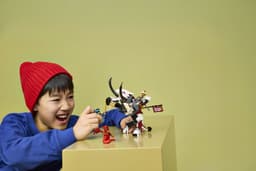 LEGO NINJAGO Zilvar en Grimtak het Drakenbeest Speelgoed Draak voor Kinderen 71863 — thumbnail 5