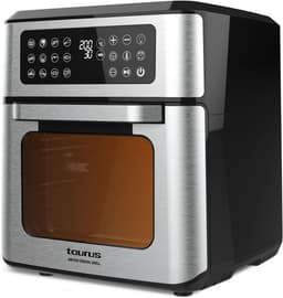 Luchtfriteuse en Oven - Heteluchtoven - Veelzijdig Koken - 99% Minder Vet - 12 Liter Capaciteit - Zilverkleurig — thumbnail 3