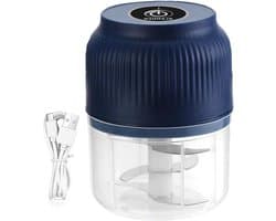 Elektrische Knoflookhakker - Mini Keukenmachine - Maaltijden Bereiden - Veelzijdig Haken - 12 x 8 cm - Meerkleurig