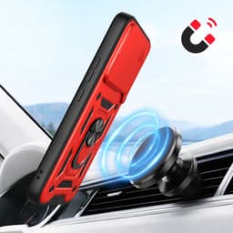 Mayaxess, Ringhoes voor Redmi Note 15 4G met Schuifbare Camerabescherming, Rood — thumbnail 3