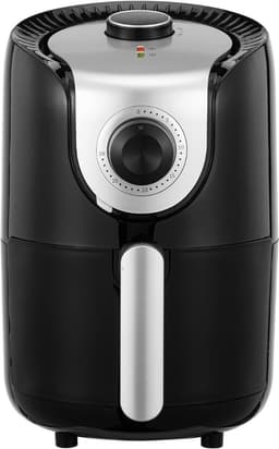 MIRA® Mini airfryer - Airfryer - Airfryer klein - Zwart - 27cm x 20cm x 32cm — thumbnail 1