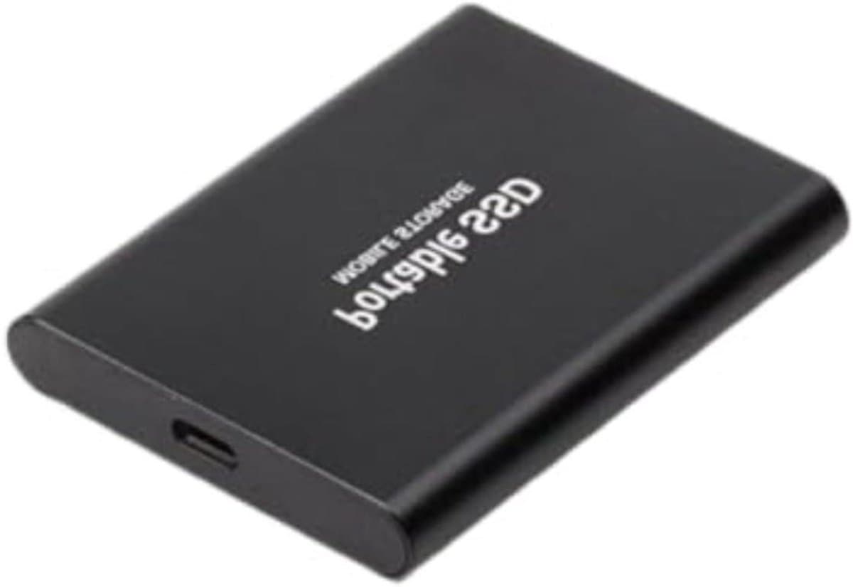 Externe Harde Schijf - Draagbare SSD - Grote Bestanden Opslaan - Valbestendig Ontwerp - 8 TB - Zwart — afbeelding 1