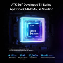 ATK F1 V2 Ultimate - Draadloze Gaming Muis - 39g Ultralight - PAW3950 Ultra Sensor - Dual 8K Polling - 2.4G/Wired - 250U Batterij - Zwart — thumbnail 2