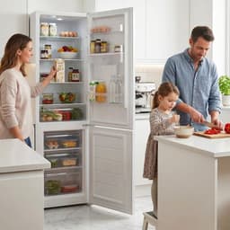 Heinner HC-HM260INVWDD Koel-vriescombinatie met Waterdispenser – 260 L – Elektronische Temperatuurregeling – Omkeerbare Deur – Wit – 5 Jaar Garantie — thumbnail 10
