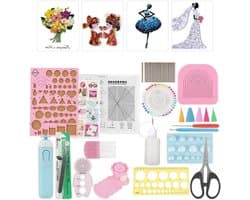 Creatieve quilling tools en papier wikkelen set van 24 stuks voor kunst en decoratie DIY projecten