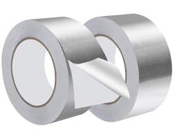 Aluminium Foil Tape 50 mm x 50 m - Zelfklevend, Warmtebestendig en Ideaal voor Isolatie en Afsluiting