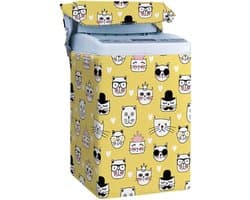Wasmachinehoes Bovenlader - Drogerhoes Beschermhoes - Apparaten Beschermen - Waterdicht Ritsontwerp - 53 x 90 x 55 cm - Herend Kat