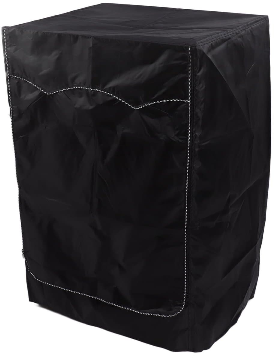 Allecto - Wasmachinehoes - Waterdichte hoes - Zwart - Voorlader wasmachine - Bescherming voor buiten - Afmetingen 63 x 68 x 100 cm — afbeelding 1