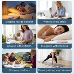 Pillow Speaker, 2026 Nieuwe Bluetooth Kussenluidspreker, Mini Botgeleiding Slaaphulp Met Stereo Bas En Witte Ruis, Ultra-Dunne Stereo Bas, Voor Volwassen Gespecialiseerde Slaapoordopjes, Roze — thumbnail 11