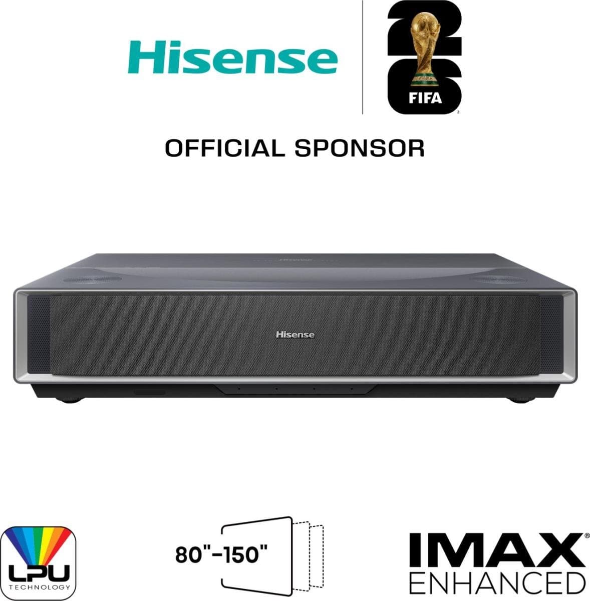 Videoprojector - HISENSE - PT1SE - 4K UHD - Ultra Short Throw - Triple Laser Trichroma - 2300 ANSI Lumen — afbeelding 1