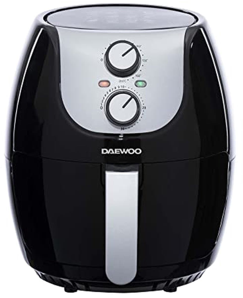 Gezonde Handmatige Airfryer - Bakken, Roosteren en Grillen met Minder Olie - Luxe Ontwerp met 30 Minuten Timer en Temperatuurinstelling tot 200°C — afbeelding 1