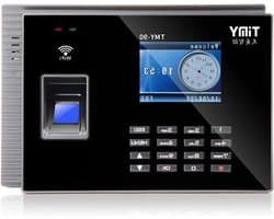 Vingerafdruk Prikklok - Tijdregistratie Machine - Werknemer Registratie - Automatische Berekening - 1000 Vingerafdrukken - Zwart