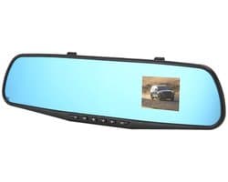 Achteruitkijkspiegel met Voor Camera, HD 1080P Rij Recorder voor Auto Vrachtwagen SUV, Nachtzicht, 24 Uur Parkeerbewaking