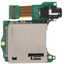 Speelcartridge slot, metalen host kaartslot + ABS, cartridge houder, hoofdtelefoon jack, voor switch console — thumbnail 1