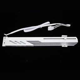 Beugel voor Grafische Kaart, 5V 3 Pin Grafische Kaart Houder Multi-Interface Ontwerp Kleurrijk Eenvoudig Wit Mode RGB GPU Steun Beugel voor Werk Spel — thumbnail 4