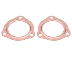 Duurzame 2.5 inch koperen uitlaatcollectorgasket voor SBC 302, 350 en 454 motoren - Herbruikbare uitlaatgaskets voor optimale prestaties