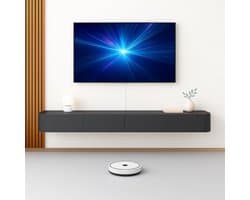 Zwevend TV Meubel - TV Kast Drijvend - Woonkamer Entertainment - Flexibele Lengte Keuze - 240cm Zwart