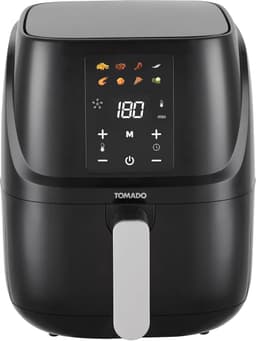 Airfryer - Heteluchtfriteuse - Gezond Frituren - 8 Programma's - 3 Liter - Zwart — thumbnail 5